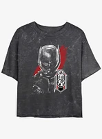 Marvel Ant-Man and the Wasp: Quantumania Antman Tag Mineral Wash Girls Crop T-Shirt