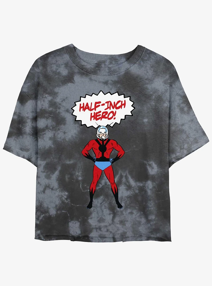Marvel Ant-Man Half-Inch Hero Tie-Dye Girls Crop T-Shirt