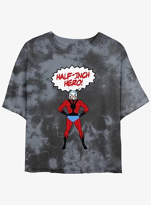 Marvel Ant-Man Half-Inch Hero Tie-Dye Girls Crop T-Shirt
