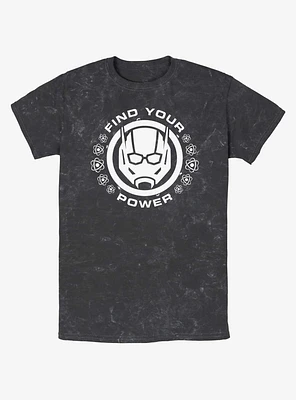 Marvel Ant-Man and the Wasp: Quantumania Find Your Power Badge Mineral Wash T-Shirt