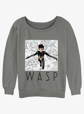 Marvel Ant-Man Floral Wasp Slouchy Sweatshirt