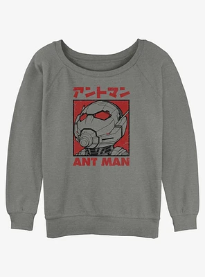 Marvel Ant-Man and the Wasp: Quantumania Poster Japanese Slouchy Sweatshirt