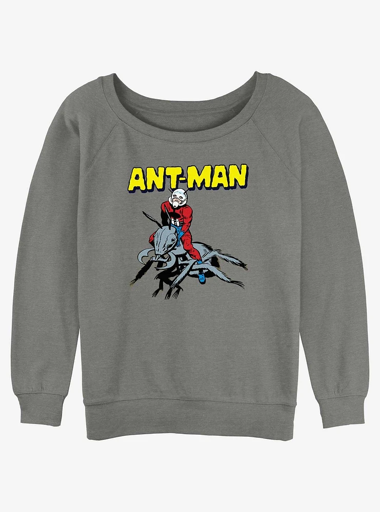 Marvel Ant-Man Riding Ants Slouchy Sweatshirt