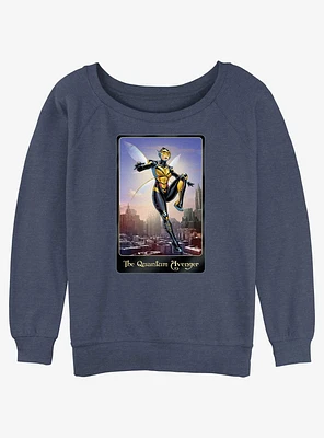 Marvel Ant-Man and The Wasp: Quantumania Wasp Quantum Avenger Poster Slouchy Sweatshirt