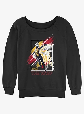 Marvel Ant-Man and The Wasp: Quantumania Wasp Poster Slouchy Sweatshirt
