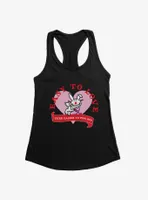 It's Happy Bunny Easy To Love Womens Tank Top