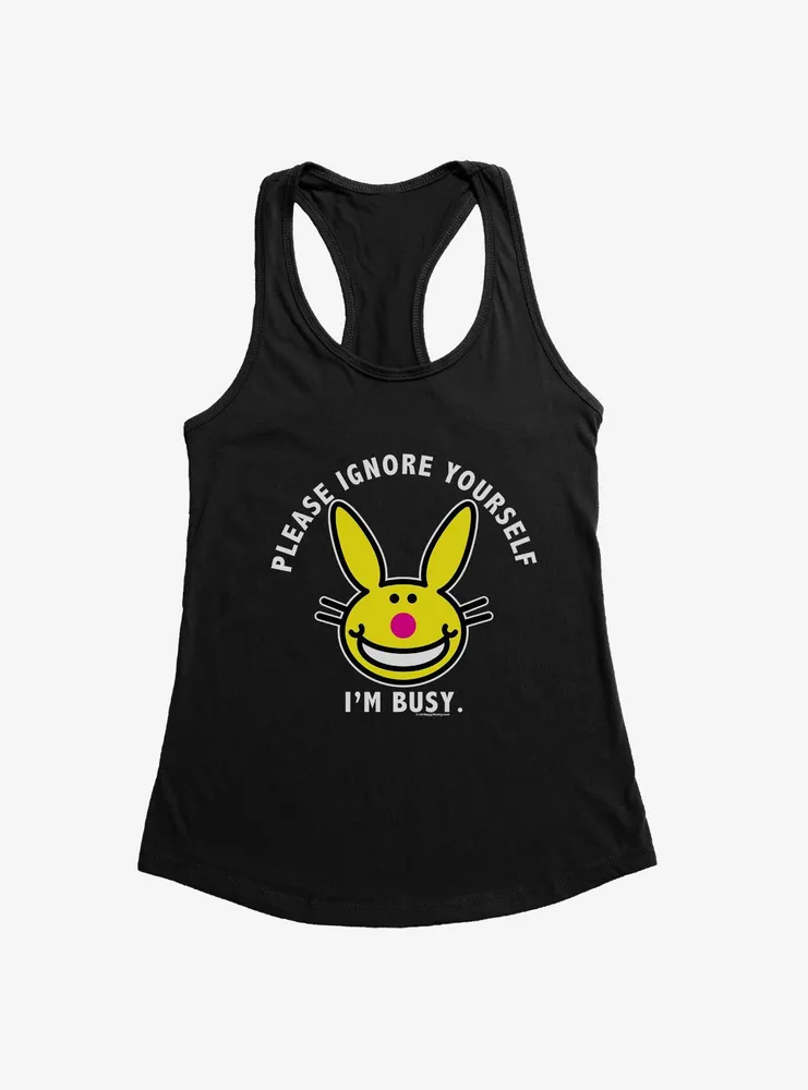 It's Happy Bunny Ignore Yourself Womens Tank Top