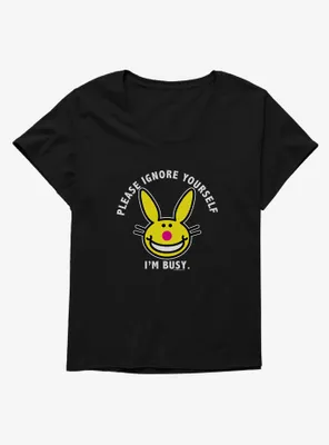 It's Happy Bunny Ignore Yourself Womens T-Shirt Plus