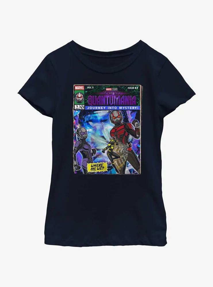 Marvel Ant-Man and the Wasp: Quantumania Journey Into Mystery Comic Cover Youth Girls T-Shirt