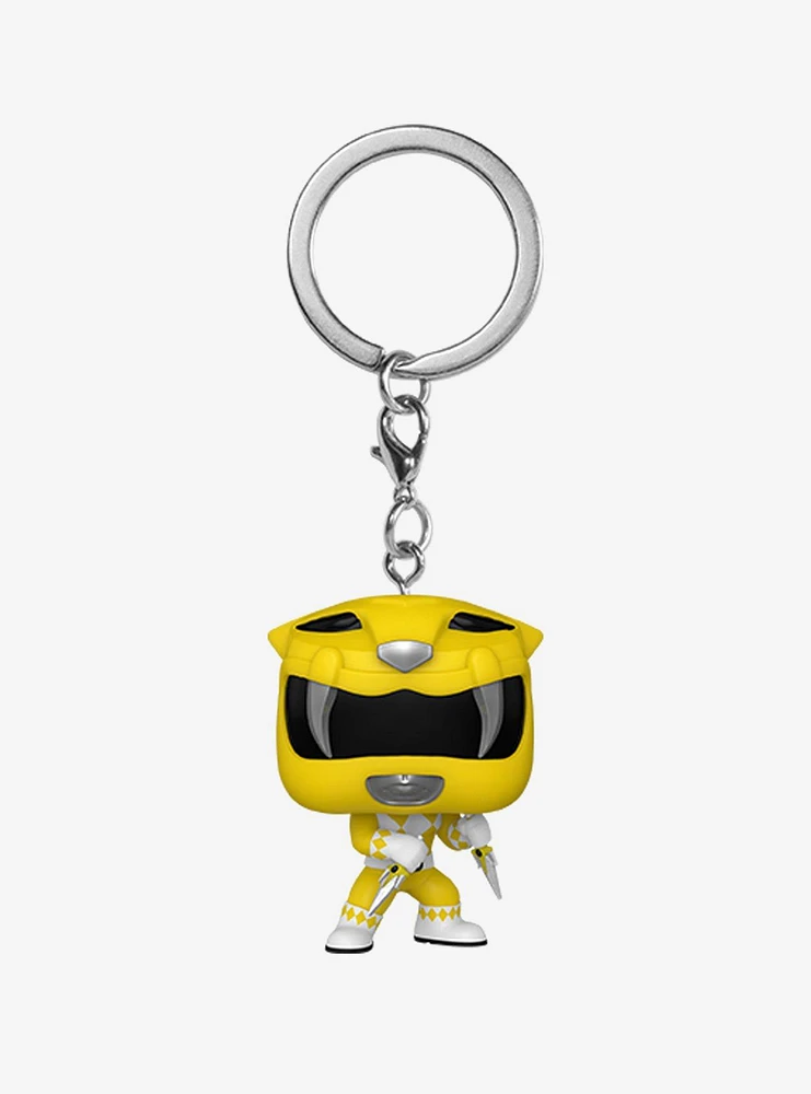 Funko Pocket Pop! Power Rangers Yellow Ranger Vinyl Keychain