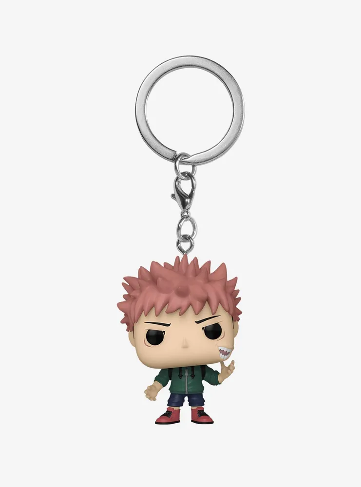 Funko Pocket Pop! Jujutsu Kaisen Yuji Itadori with Sukuna Mouth Vinyl Keychain - BoxLunch Exclusive