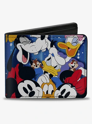 Disney100 Mickey and Friends Photo Booth Pose Bifold Wallet