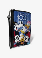 Disney100 Mickey and Friends Photo Booth Pose Blues Zip Around Wallet