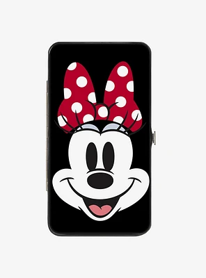 Disney100 Mickey and Minnie Mouse Happy Faces Hinged Wallet