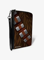 Star Wars Chewbacca Character Close Up Bandolier Zip Around Wallet