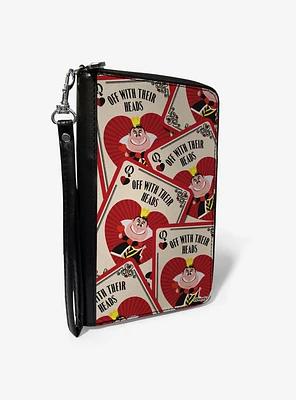 Disney Alice in Wonderland Queen of Hearts Zip Around Wallet