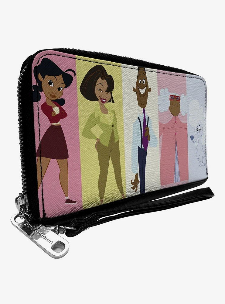 Disney The Proud Family Pose Pastel Zip Around Wallet