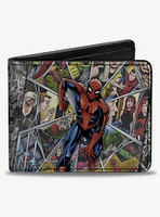 Marvel Spider-Man Beyond Amazing Character Collage Bifold Wallet