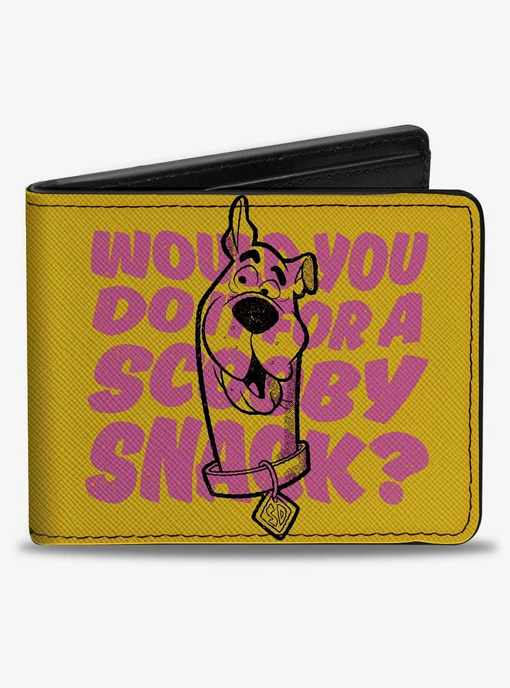 Scooby-Doo! Would You Do It For a Scooby Snack Pose Bifold Wallet