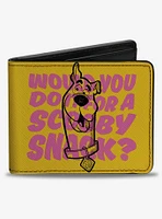 Scooby-Doo! Would You Do It For a Scooby Snack Pose Bifold Wallet