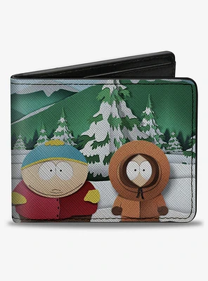 South Park Bus Stop Boys Group Pose Bifold Wallet