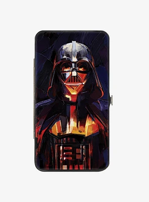 Star Wars Darth Vader Brush Stroke Pose Hinged Wallet