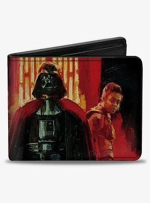 Star Wars Obi Wan Kenobi Series Character Group Pose Bifold Wallet