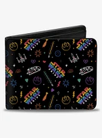 Star Wars Pride Logo and Icons Rainbow Bifold Wallet