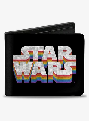 Star Wars Pride May the Force Be With You Quote Bifold Wallet