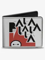 Disney Big Hero 6 Baymax Ba La La Collage Bifold Wallet