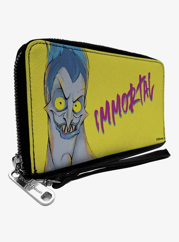 Disney Hercules Hades Immortal Pose Zip Around Wallet