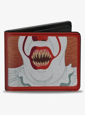 IT Chapter Two Pennywise Smile Close Up Bifold Wallet