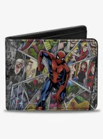 Marvel Spider-Man Beyond Amazing Character Collage Bifold Wallet