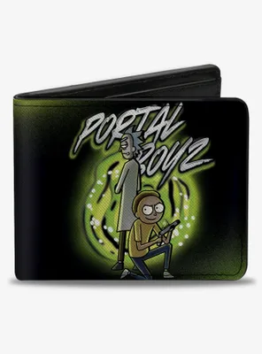 Rick and Morty Portal Boyz Pose Bifold Wallet