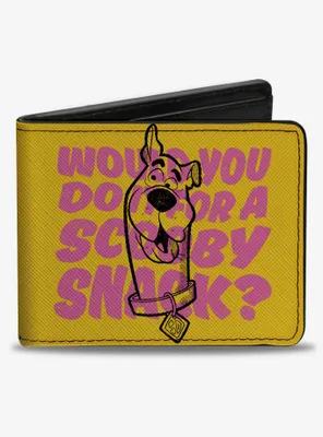Scooby-Doo! Would You Do It For a Scooby Snack? Pose Bifold Wallet
