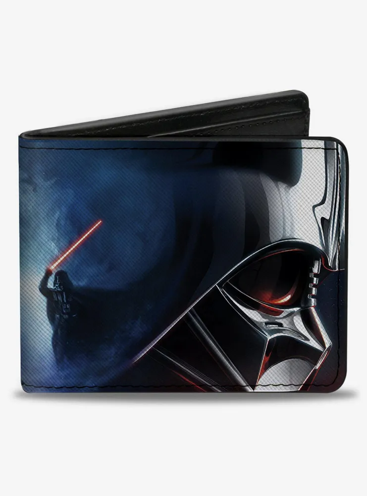 Star Wars Obi Wan Kenobi and Darth Vader Battle Pose Bifold Wallet