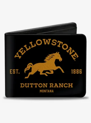 Yellowstone Dutton Ranch Montana Bifold Wallet