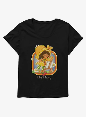 Strawberry Shortcake Orange Blossom Take It Easy Girls T-Shirt Plus