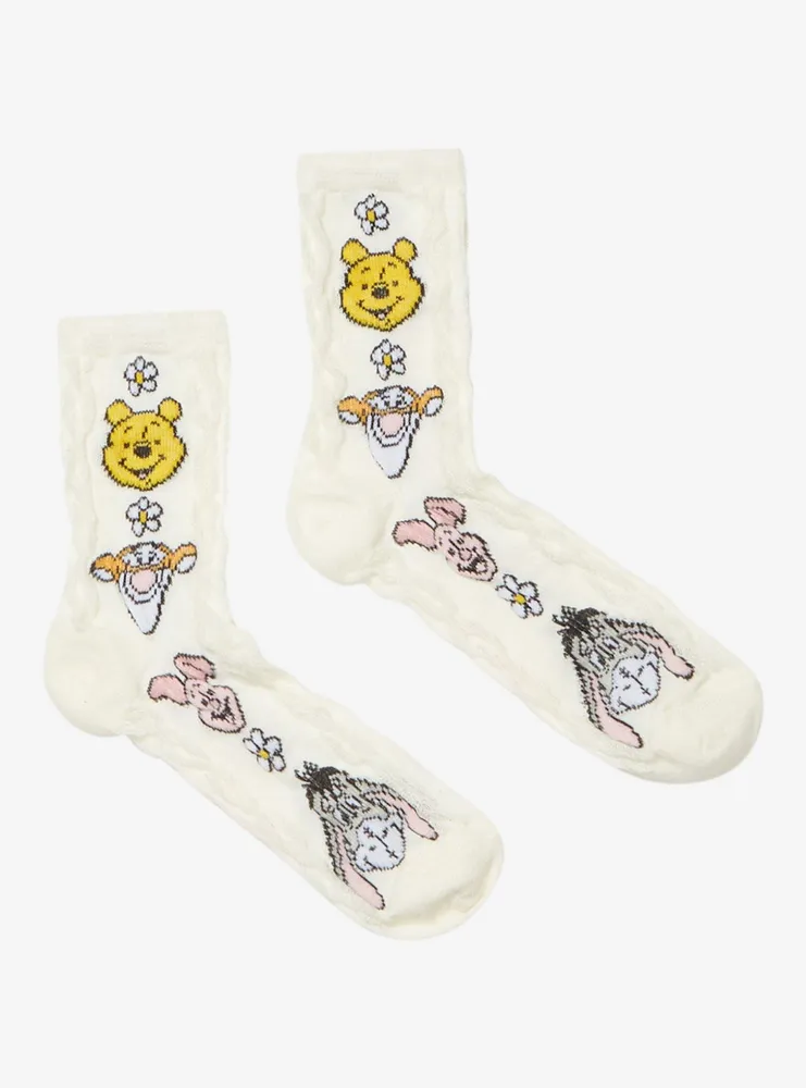 Disney Winnie The Pooh Friends Crew Socks