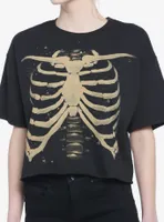 Rib Cage Girls Boxy Crop T-Shirt