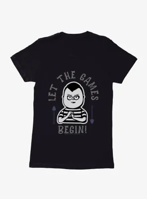 Addams Family Movie Games Begin Womens T-Shirt