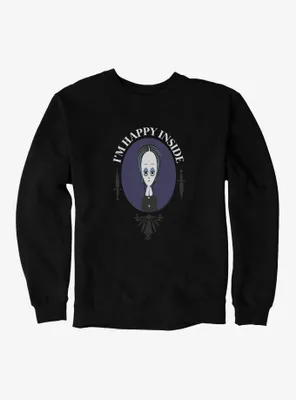 Addams Family Movie I'm Happy Inside Sweatshirt