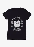 Addams Family Movie Let The Games Begin Womens T-Shirt