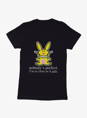 It's Happy Bunny Nobody's Perfect Womens T-Shirt