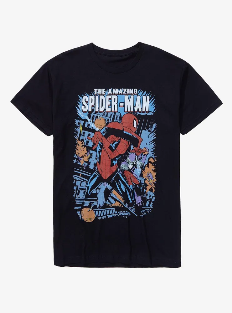Marvel Spider-Man Versus Green Goblin T-Shirt