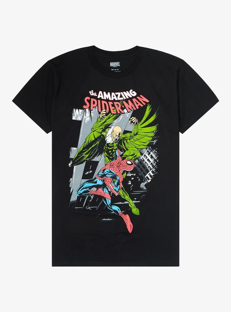 Marvel Venom Men's Venom Swinging Logo Graphic-Print T-Shirt Tee