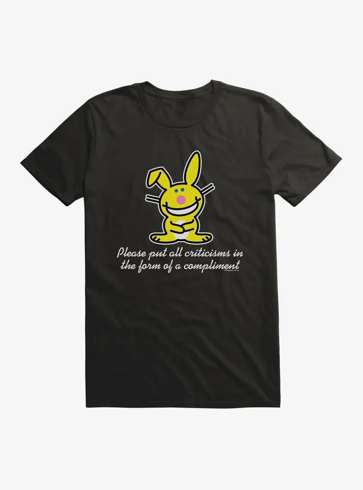 It's Happy Bunny Compliments Only T-Shirt