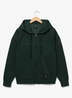 Harry Potter Slytherin Logo Zippered Hoodie - BoxLunch Exclusive