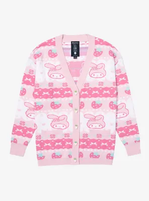 Sanrio My Melody Strawberry Patterned Cardigan - BoxLunch Exclusive