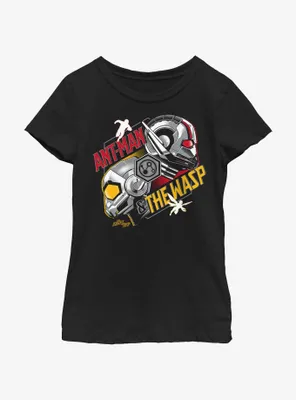Marvel Ant-Man and the Wasp: Quantumania Helmets Youth Girls T-Shirt